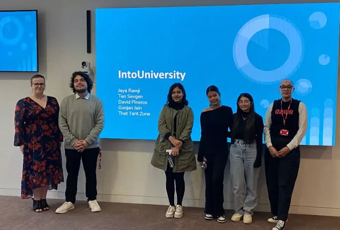 ID: the IntoUniversity team and their mentor
